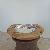 Natural Teak Bowl Combined With Aluminium