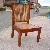 Solid Wood Dinning Chair With Rattan