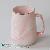 Custom Pink Drum Belly Marbled Ceramic Coffee Mugs