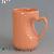 Wholesale Valentines Day Ceramic Coffee Mug With Heart Handle
