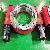 28inch Customized Enclosed Housing Double Worm Shafts Heavy Load Slewing Drive Slew Drive Wea28-2