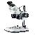 Stereo Microscop Dual Power Dual Magnification 10x80x Upper And Lower Lighting