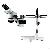 Stereo Microscope Zoom Magnification Boom Stand Single Arm For Precision Observing