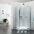 Framed Round Shower Cabins With Double Sliding Doors