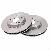 Disc Brake Rotors 4351242050 For Toyota Lexus