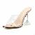 Women Transparent High Heel Slippers