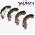 Top Quality Car Rear Front Drum Brake Shoes K2235 For Daihatsu Delta Toyota