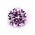 Round Brilliant Cut Pink Color Cubic Zirconia