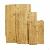 Custom Reversible 3 Pack Bamboo Cutting Board With Deep Groove