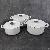 Sarchi 5 Quart Round Enameled Cast Iron Stock Pots