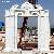 Factory Price Large Solid White Marble Door Surround Or Doorway For Outdoor Entrance For Sale