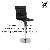 Black Plaid Pu Seat Swivel Leather Bar Chair