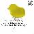Simple Yellow Wooden Leg Plastic Armchair