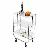 Acrylic Board Three Tier Foldable Trolley