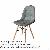 Pu Single Chair Coffee Shop Square Pattern Dc-u05