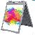 Plastic A-board Sidewalk Sign Water Base A-board Pavement Sign