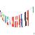 World String Flag, Small Bunting Pennant Banner