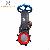 Stainless Steel Flanged Non-rising Stem Knife Gate Valve With Handwheel