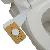 Abs Plastic Bidet With Wooden Dual Nozzle Attachment