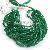 Emerald Faceted Roundelle Shape Beads