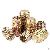 Internal And External Teeth Nut Countersunk Hexagon Socket Furniture Nut Solid Wood Embedded Trapezo