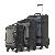 Good Quality Nylon Material 4 Double Wheels 3pcs Luggage Set