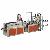 Automatic Double-layer Six-line T-shirt Bag Making Machine