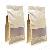 Custom Brown Kraft Paper Flat Bottom Pouch