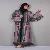 Front-open Printed Shrug With Wide Sleeves