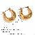 U-shaped Stainless Steel Earrings Wholesale