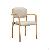Modern Metal Wood Grain Armchair Yw5803 Yumeya