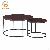 Coffee Table Rock Beam Top Powder Coating Legs Ct-330