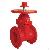 China Oem Flanged End Resilient Wedge Nrs Gate Valve Factory