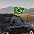 Brazil Car Flag