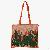 Eco-flower Printed Jute Shopping Bag