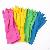 Household Latex Gloves Dip Flocklined Kitchen Cleaing
