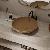 Bz06-01s Round High Quality Countertop Solid Surface Wash Basin