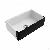 Black Fireclay Farmhouse Sink 33 Inch Sn3320s-blk