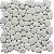 White Polished Irregular Pebble Mosaic Tile