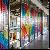 Geometric Multi-pattern Perforated Metal Partition Walls For Interior Space Division