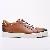 Mens Premium Burnished Leather Casual Sneakers M612-91