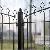 Arch Top Double Wire Mesh Fence