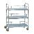Stainless Steel Three-layer Instrument Trolley