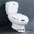 Bathroom Toilet, Washdown One Piece Toilet A4032