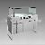 Glass Top Baking Paint And Wooden Watch Display Showcase, Watch Display Counter And Case For Showroo