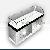 Wood Glass Countertop Jewellery Display Cabinet Showcase With Led Light For Jewelry Showroom