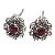 Garnet Stud Earrings