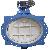 Din Cast Iron Double Eccentric Flanged Butterfly Valve