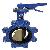 Din Cast Iron Lugged Type Butterfly Valve