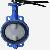 Din Cast Iron Wafer Type Butterfly Valve